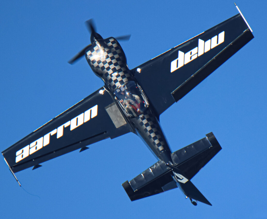 Spectators Fans Brand Ambasador Fying Plane Aarron Deliu